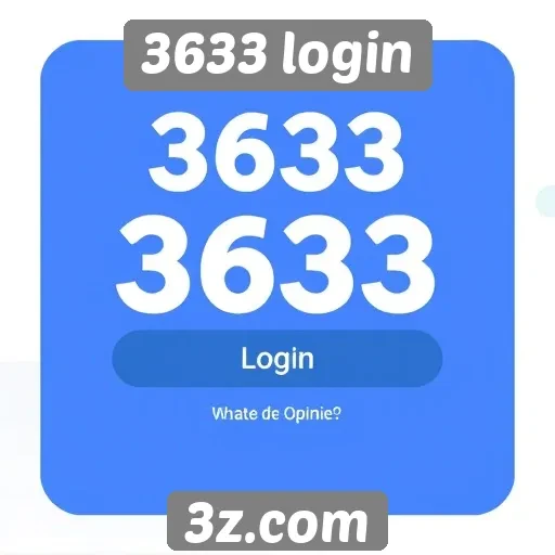 Feedback dos usuários sobre o 3633 login é considerado